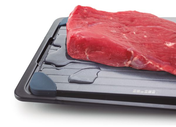 Ibili Aluminum Tray for Thawing Frozen Food – Black