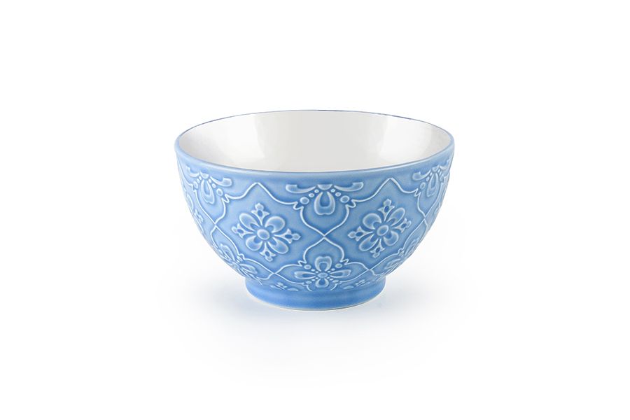 Ibili Algarve 13.4cm Ceramic Bowl - Blue & White | Stylish & Durable Ibili Algarve 13.4cm Ceramic Bowl - Blue & White | Stylish & Durable