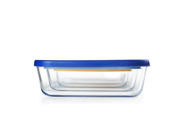 Ibili 3-Piece Glass Food Storage Set Ibili 3-Piece Glass Food Storage Set