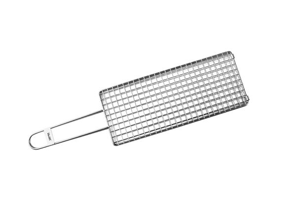 Ibili Double Grill Basket 47×12cm – Stainless Steel & Durable Ibili Double Grill Basket 47×12cm – Stainless Steel & Durable
