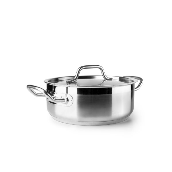 Ibili Ebbe 32cm Stainless Steel Pot with Lid – Durable Ibili Ebbe 32cm Stainless Steel Pot with Lid – Durable
