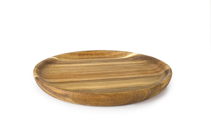 Ibili Wooden Plate – Elegant & Durable Natural Design