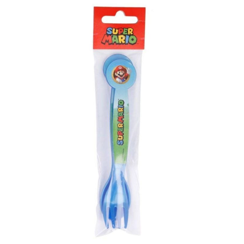 Stor Super Mario Kids Cutlery Set - Safe & Fun for Meals