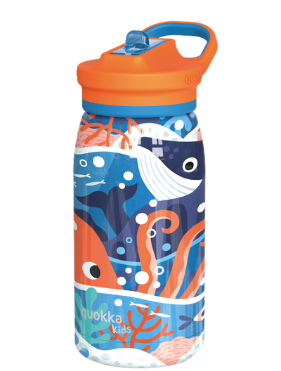Quokka Kids Pop Bottle 445ml Ocean