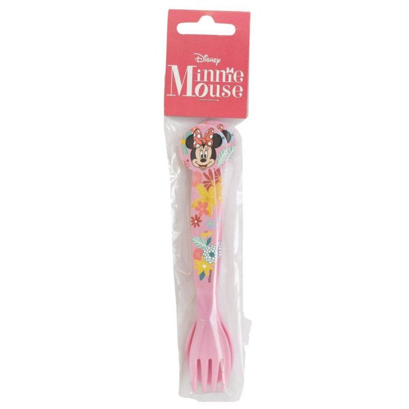 Stor 2 Pcs PP Cutlery Set Minnie Mouse Spring Look