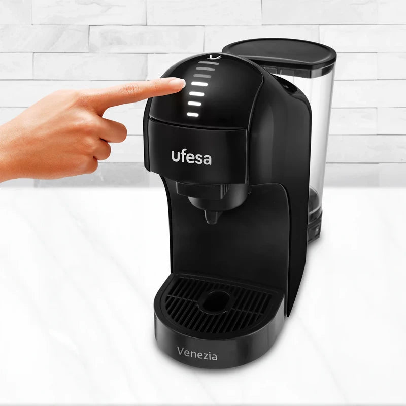 Ufesa Venezia Multi-Capsule Coffee Machine - 19 Bar, Nespresso & Dolce Gusto