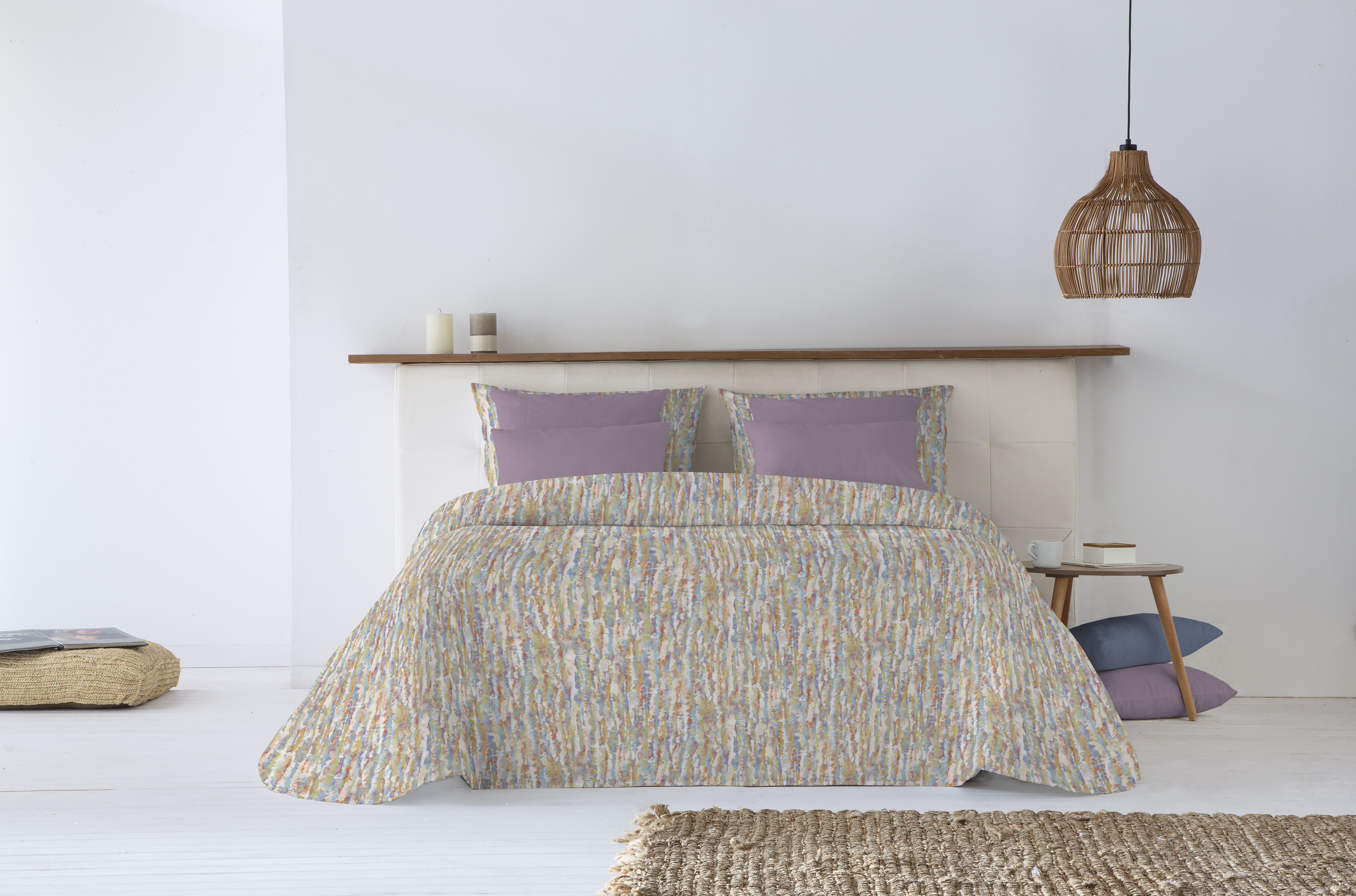 Canete Asfalt Blue Twin Comforter Set – 4-Piece