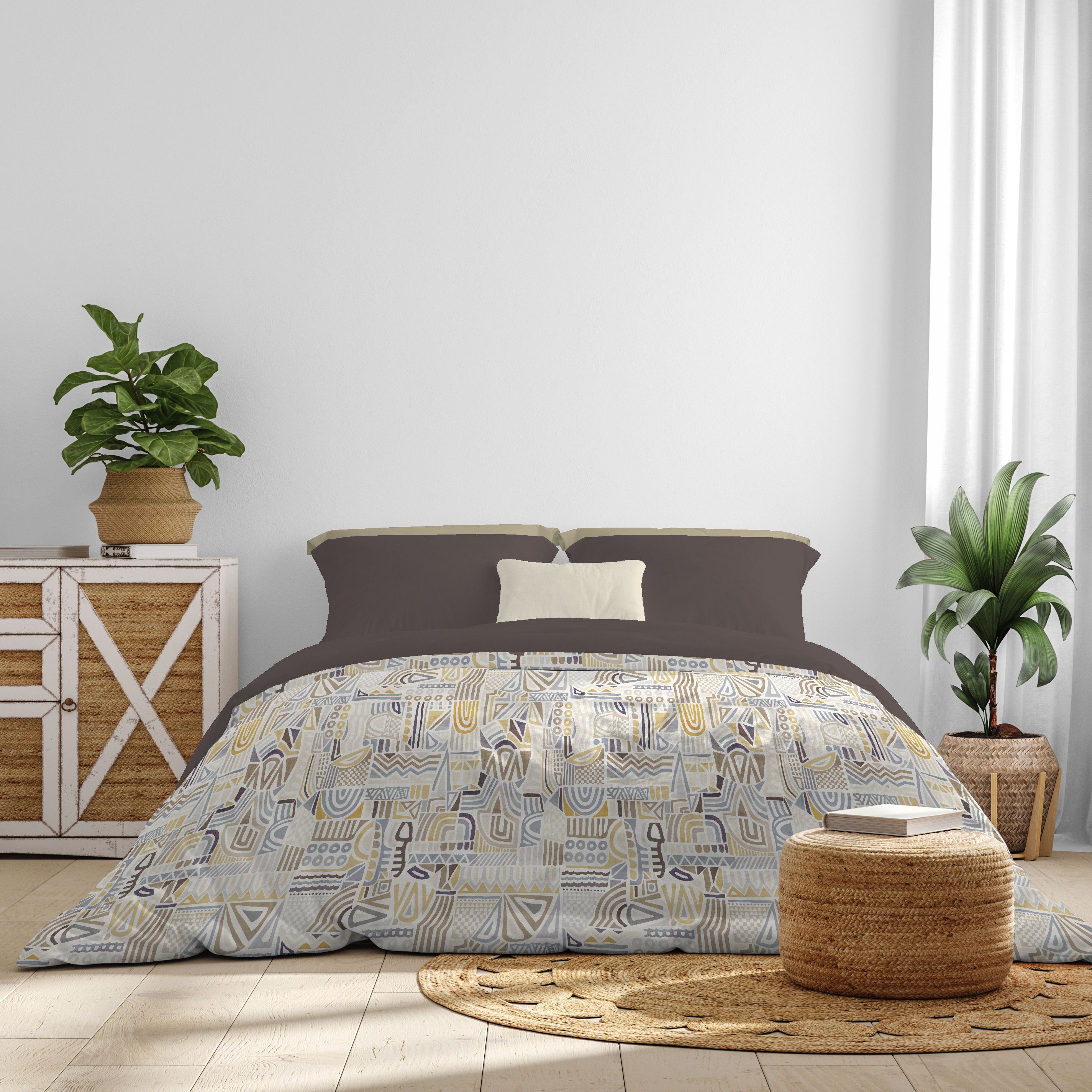 Canete Zoco King Duvet Cover Set – 4-Piece Luxury