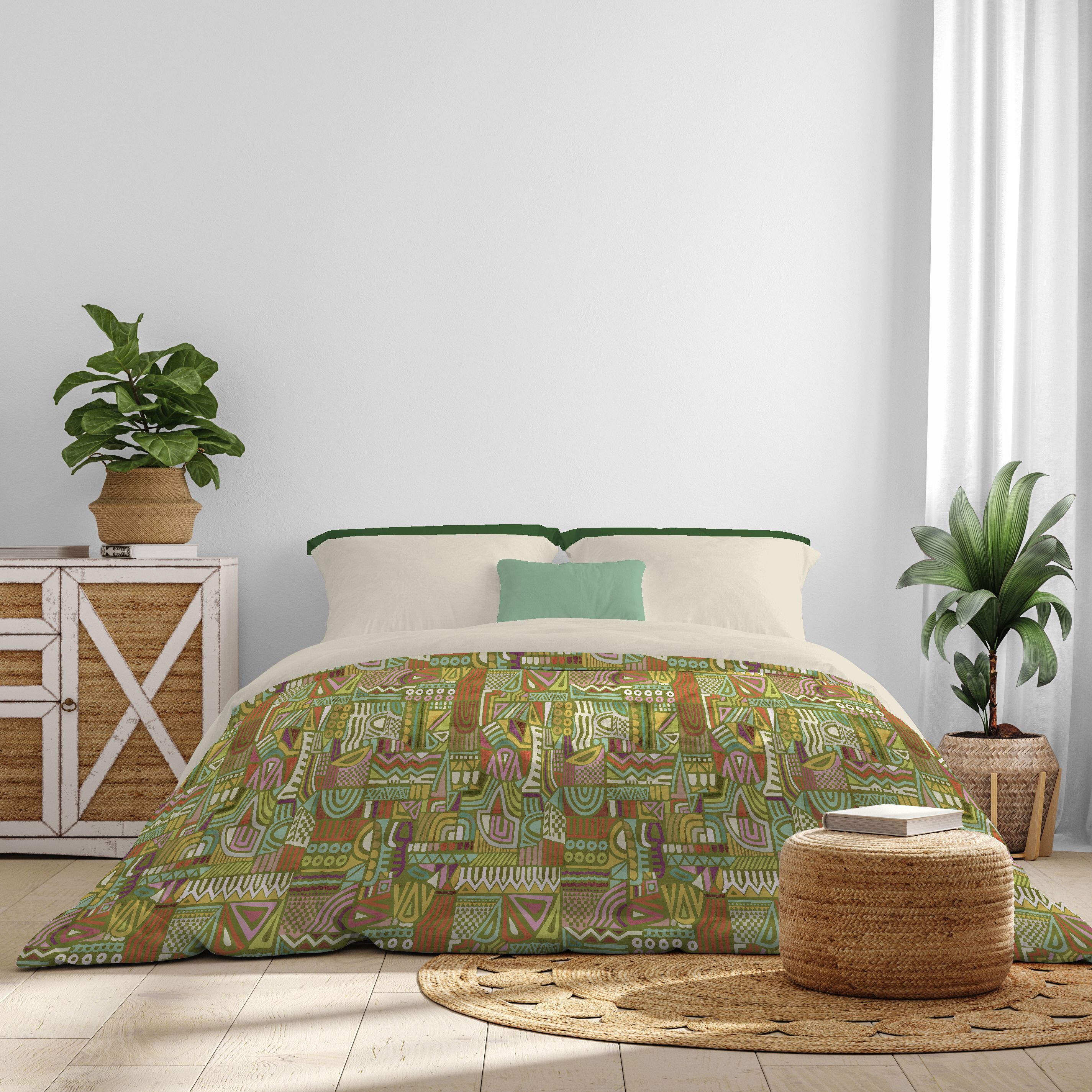 Canete Zoco King Duvet Cover Set – 4-Piece Luxury