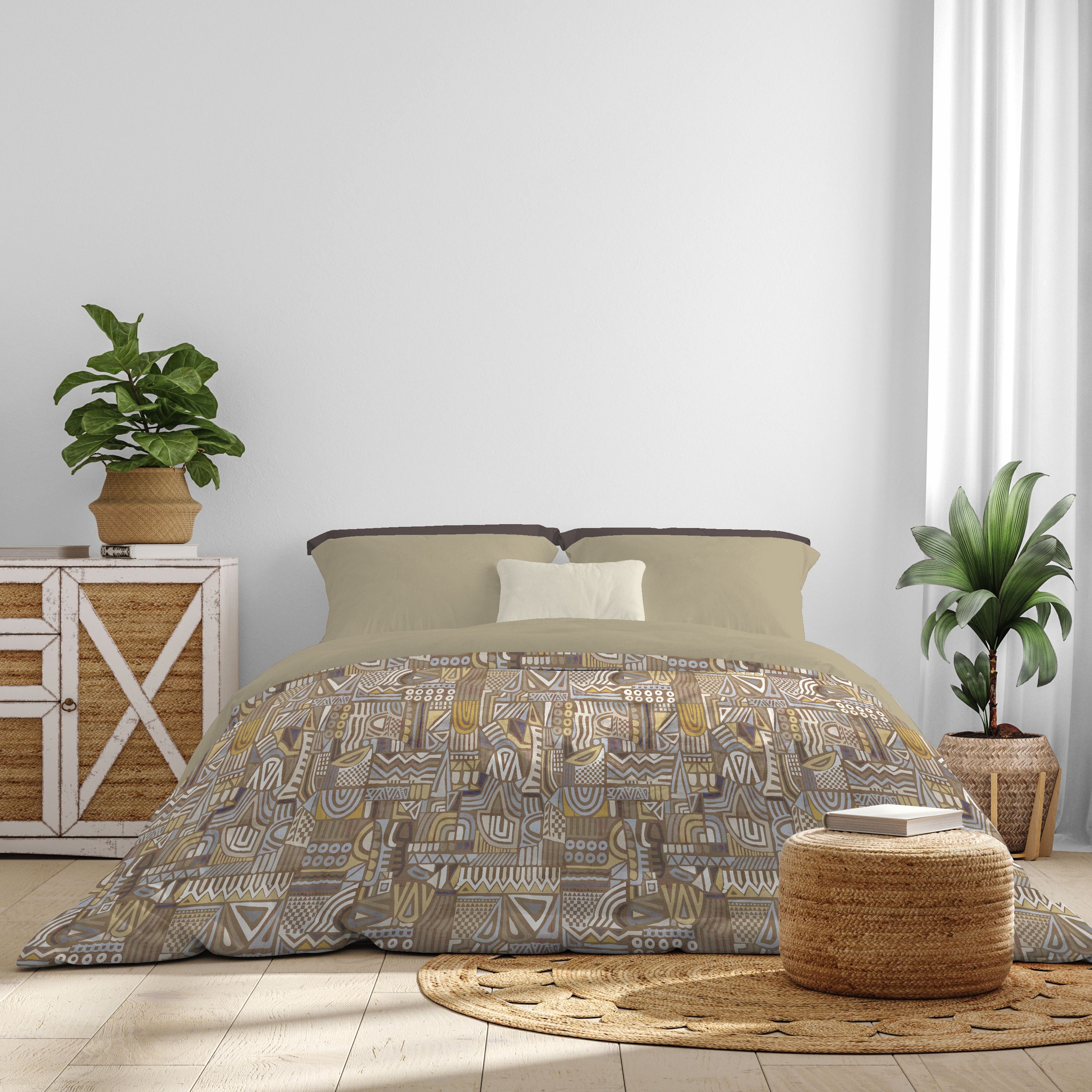 Canete Zoco King Duvet Cover Set – 4-Piece Luxury