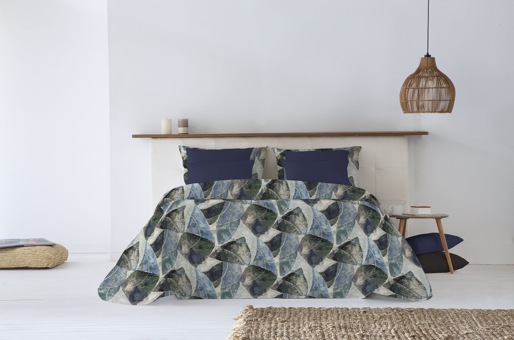 Canete Errai Summer Bedspread King-Size - Blue | Fresh & Elegant