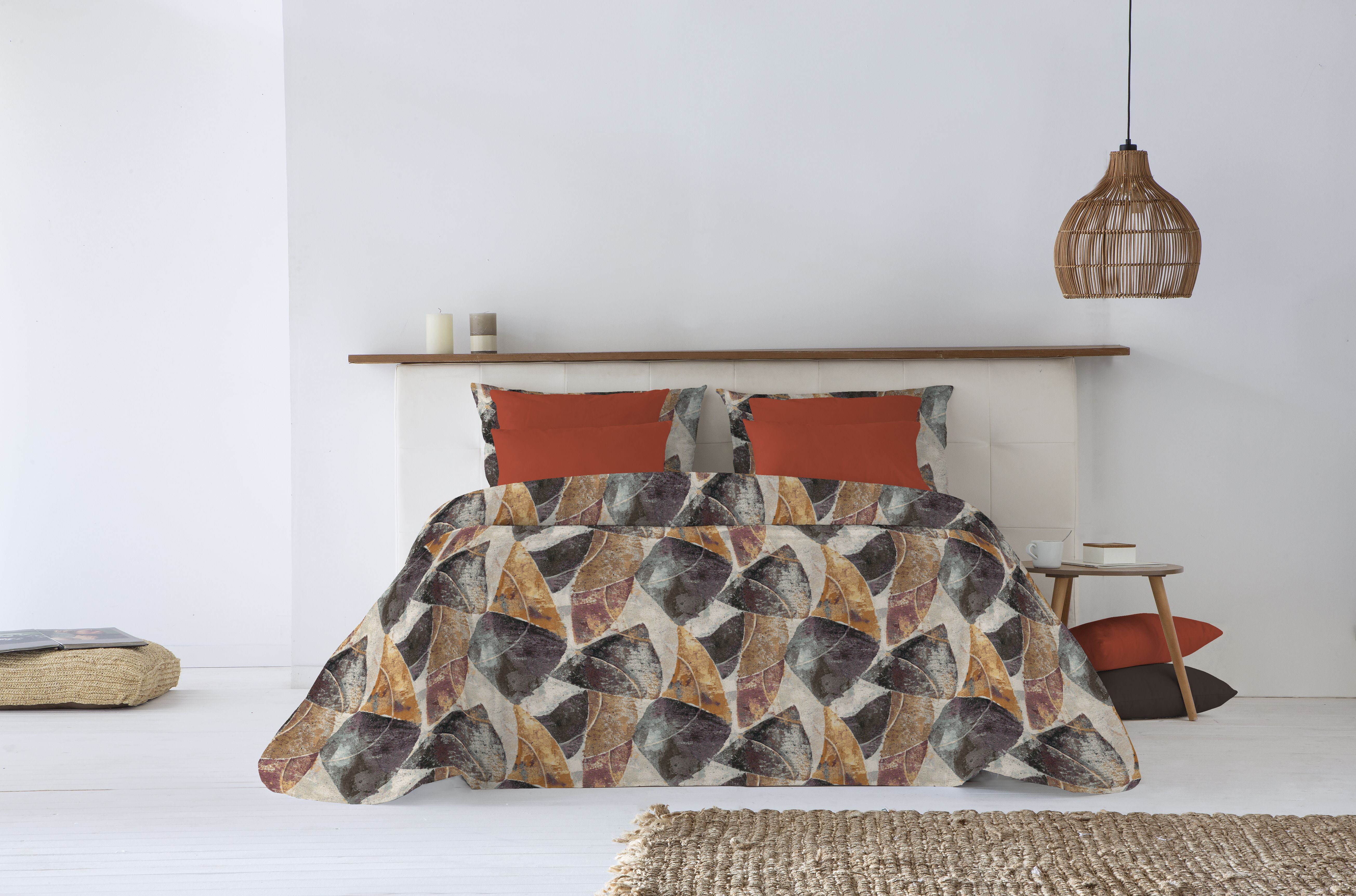Canete Errai Summer Bedspread King-Size - Orange | Fresh & Cozy