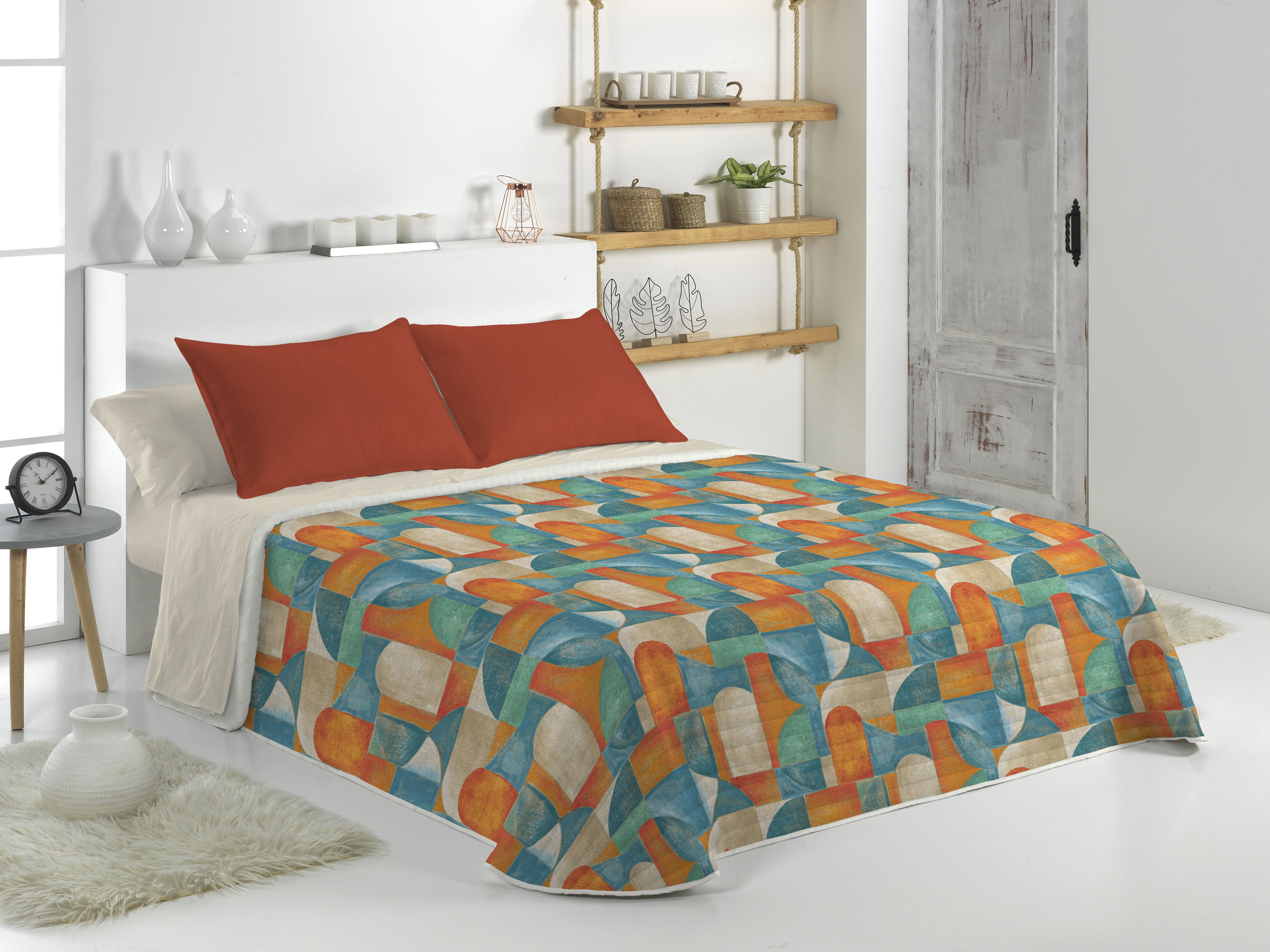 Canete Chara Summer Bedspread King-Size - Turquoise | Fresh & Light