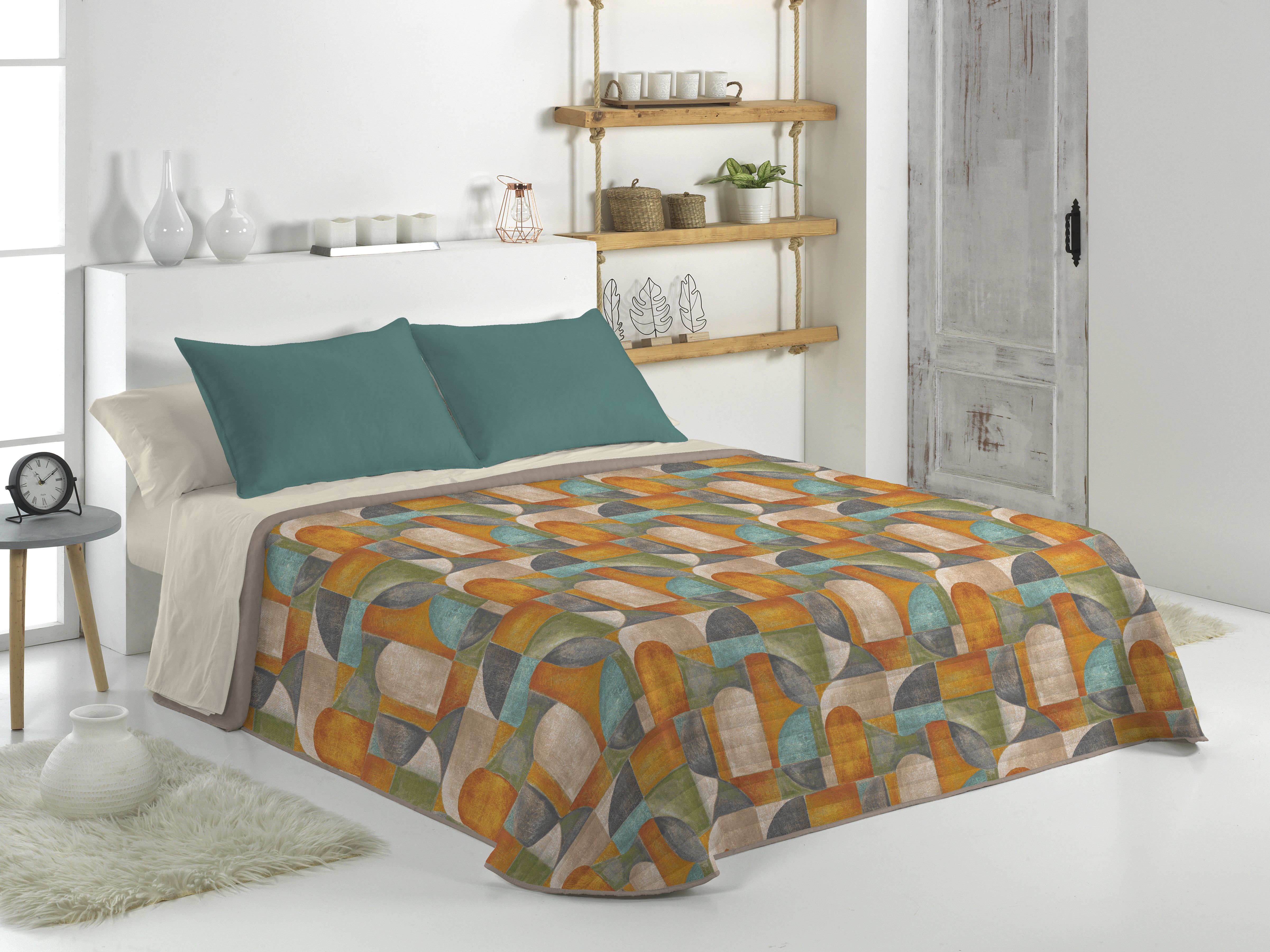 Canete Chara Summer Bedspread King-Size - Grey | Light & Modern