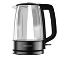 Cecotec ThermoSense 340 Clear 1.7L Glass Electric Kettle — LED, Pure Taste, Full Visibility