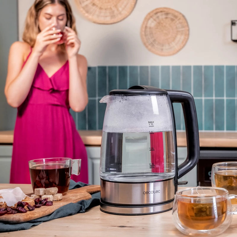 Cecotec ThermoSense 340 Clear Electric Kettle 1.7L