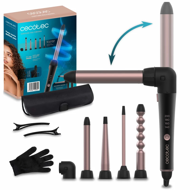 Cecotec SurfCare MultiWaves 5-in-1 Ceramic Hair Curler