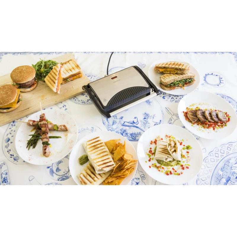 Cecotec Rock’N Grill 700W Electric Contact Grill Cecotec Rock’N Grill 700W Electric Contact Grill
