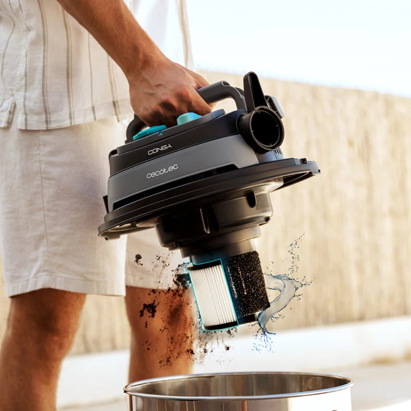 مكنسة Cecotec Conga Rockstar Wet & Dry Steel Pro 
