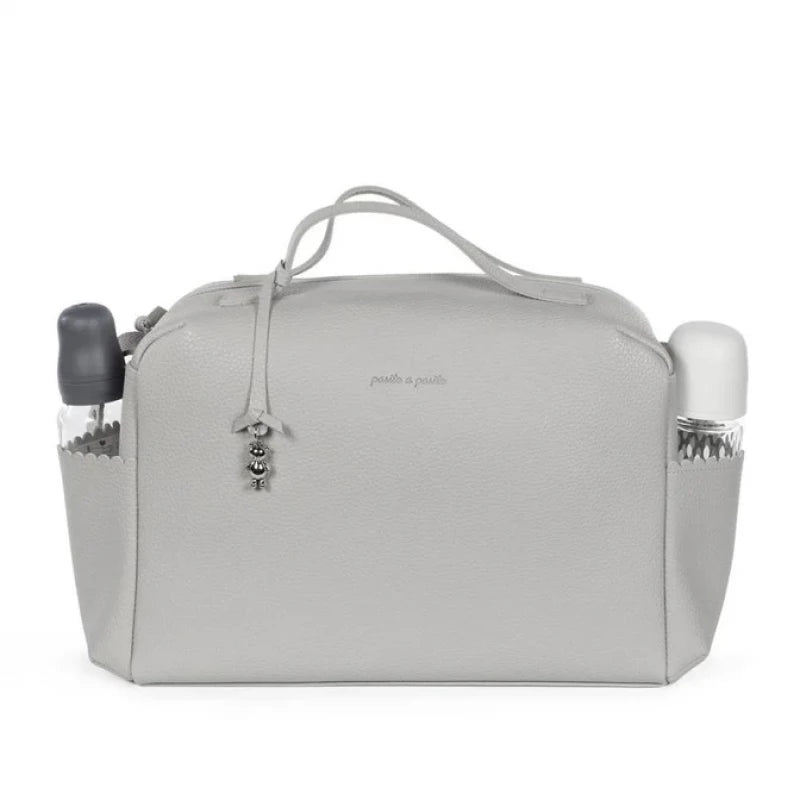 Icon Gray Diaper Bag – Spacious & Stylish Pasito Baby Bag
