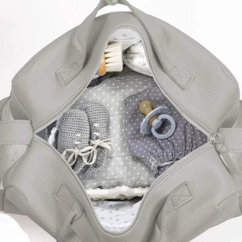 Icon Gray Diaper Bag – Spacious & Stylish Pasito Baby Bag
