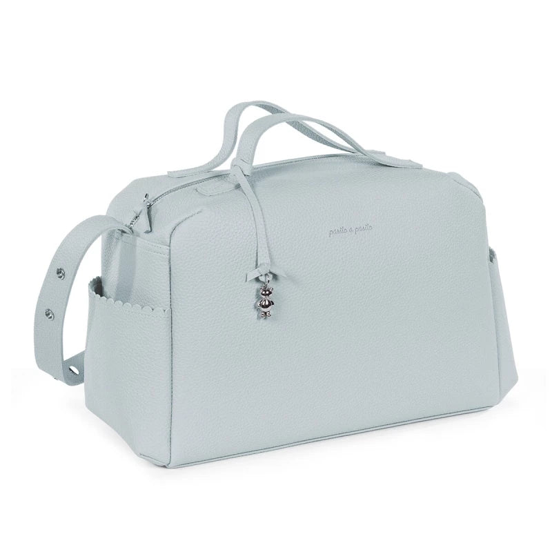 حقيبة حفاضات باسيتو أ باسيتو أيكون خضراء جلد صديق للبيئة