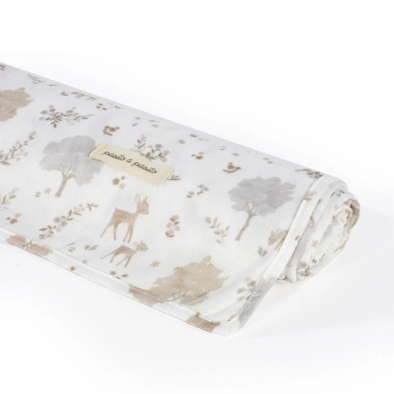 طقم ملاءة سرير أطفال نارا بيج قطن 100% من باسيتو أ باسيتو