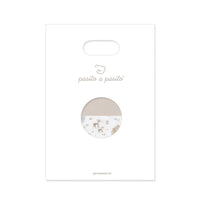Pasito a Pasito Nara Beige Baby Sheet Set – 100% Cotton