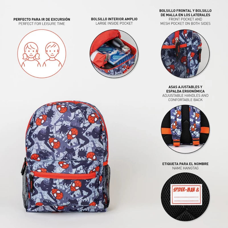Cerda Kids Free Time Spiderman Backpack – Age 3+ Cerda Kids Free Time Spiderman Backpack – Age 3+