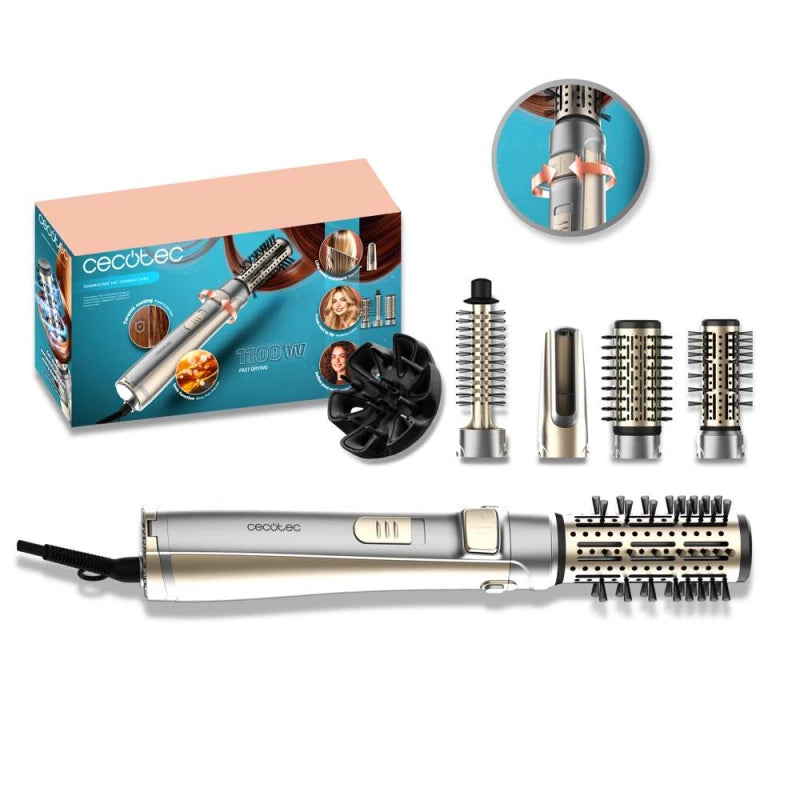 فرشاة Cecotec 5×1 هواء دوّار 1100W أيوني سيراميك