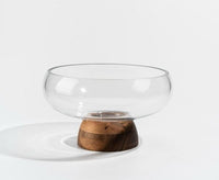زبدية سلطة زجاج 13.5*23.5 سم من Velvet