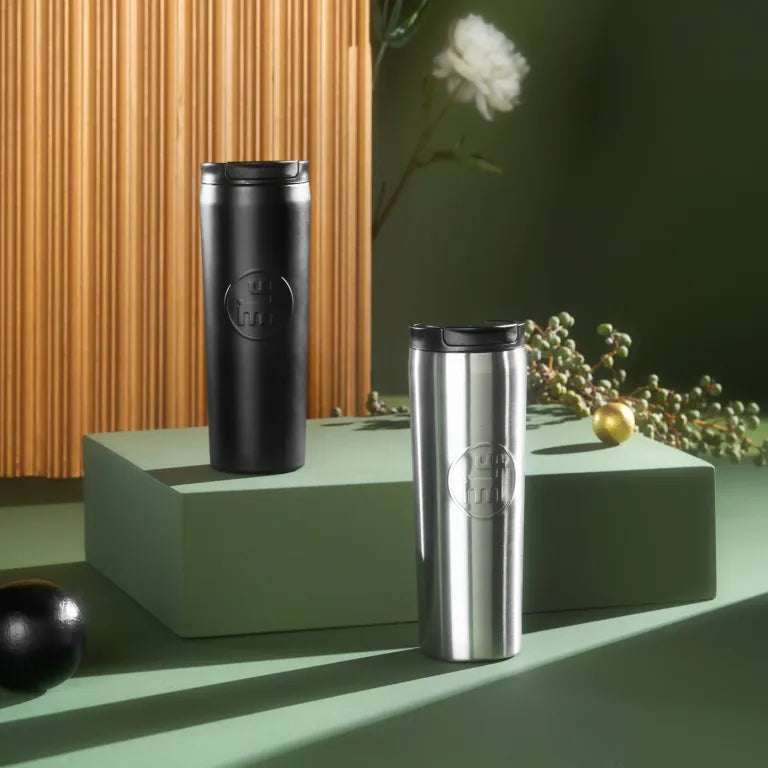 KARACA Muhur Thermos 430ml – Steel or Black Color KARACA Muhur Thermos 430ml – Steel or Black Color