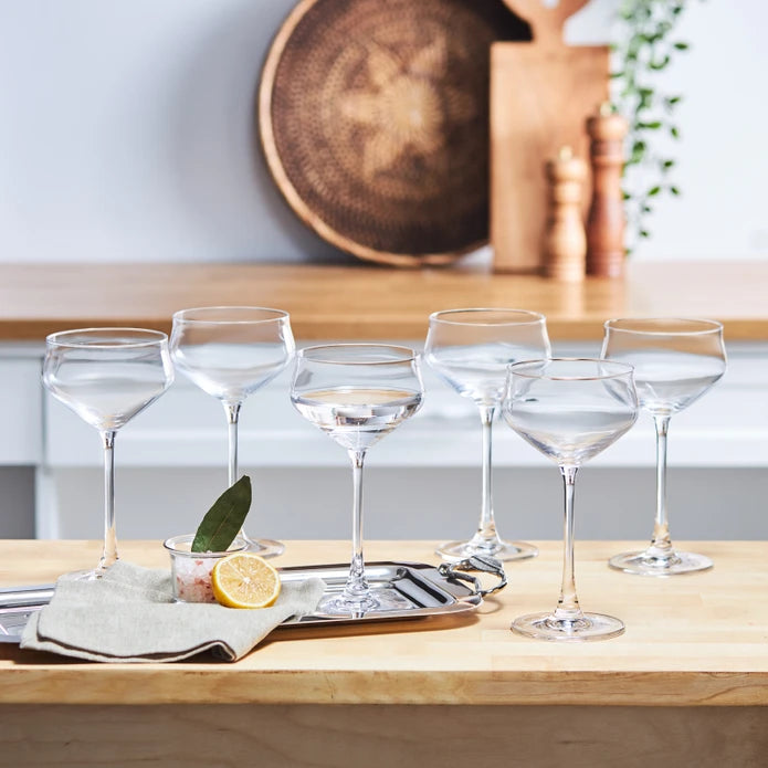 Karaca Even 6-Piece Martini Glass Set 235ml – Elegant Design Karaca Even 6-Piece Martini Glass Set 235ml – Elegant Design