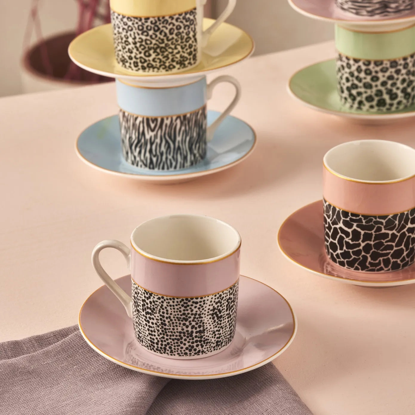 KARACA BALİ 80 ml Coffee Cup Set of 6 – Elegant Design KARACA BALİ 80 ml Coffee Cup Set of 6 – Elegant Design