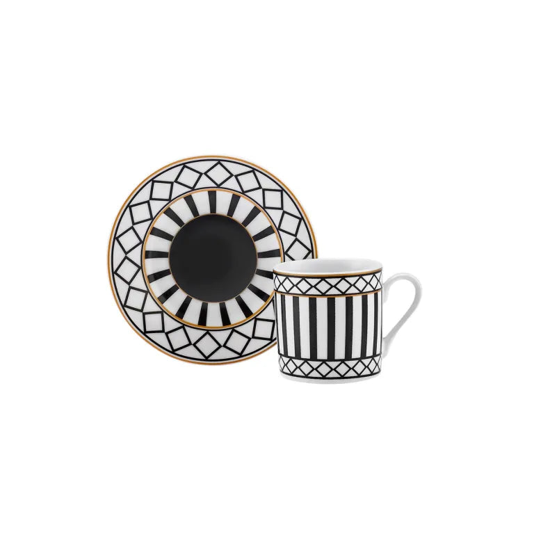 Karaca Helen 6-Piece 80ml Coffee Cup Set Karaca Helen 6-Piece 80ml Coffee Cup Set