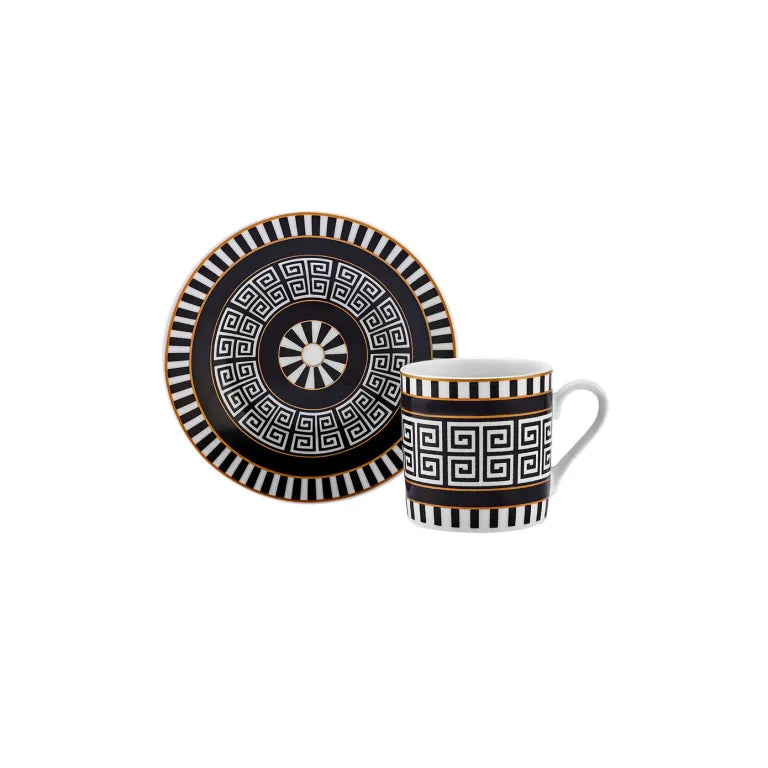 Karaca Helen 6-Piece 80ml Coffee Cup Set Karaca Helen 6-Piece 80ml Coffee Cup Set