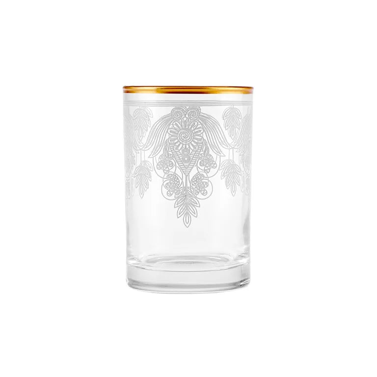 KARACA DERIN 6-Piece Coffee Side Glass Set – Gold KARACA DERIN 6-Piece Coffee Side Glass Set – Gold