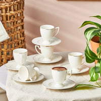 KARACA BOYOZ 85 ml Coffee Cup Set of 6 – Stylish Design