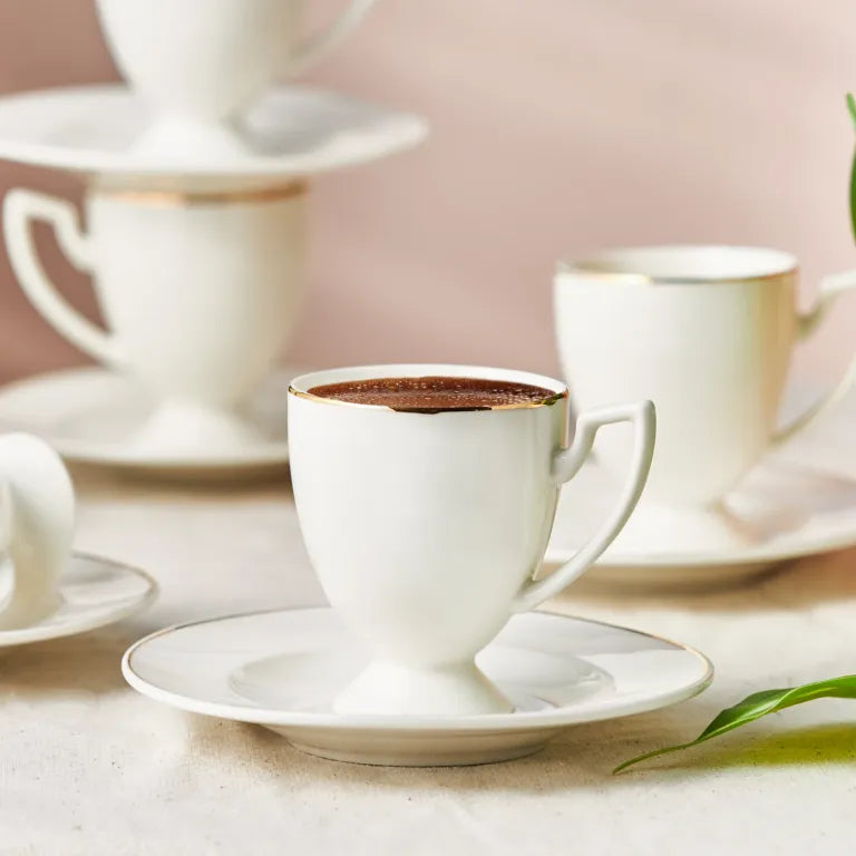 KARACA BOYOZ 85 ml Coffee Cup Set of 6 – Stylish Design KARACA BOYOZ 85 ml Coffee Cup Set of 6 – Stylish Design