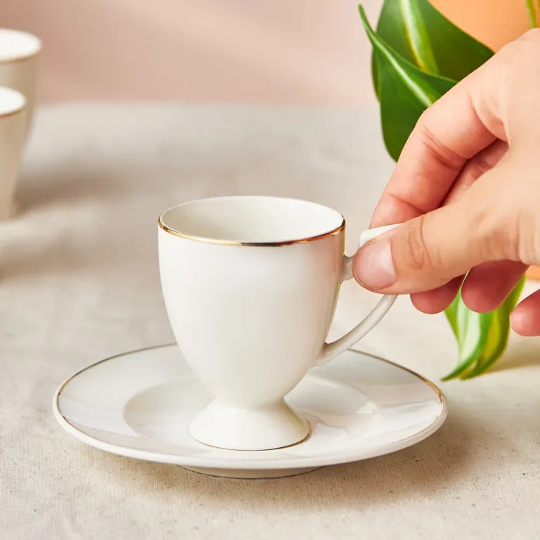 KARACA BOYOZ 85 ml Coffee Cup Set of 6 – Stylish Design KARACA BOYOZ 85 ml Coffee Cup Set of 6 – Stylish Design