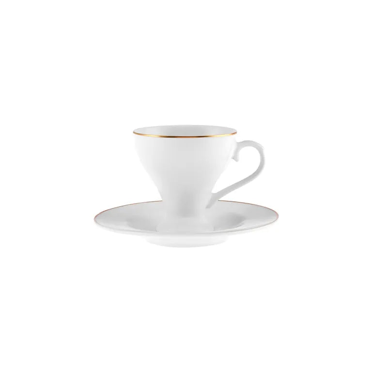 Karaca Biga 6-Piece 90ml Coffee Cup Set Karaca Biga 6-Piece 90ml Coffee Cup Set