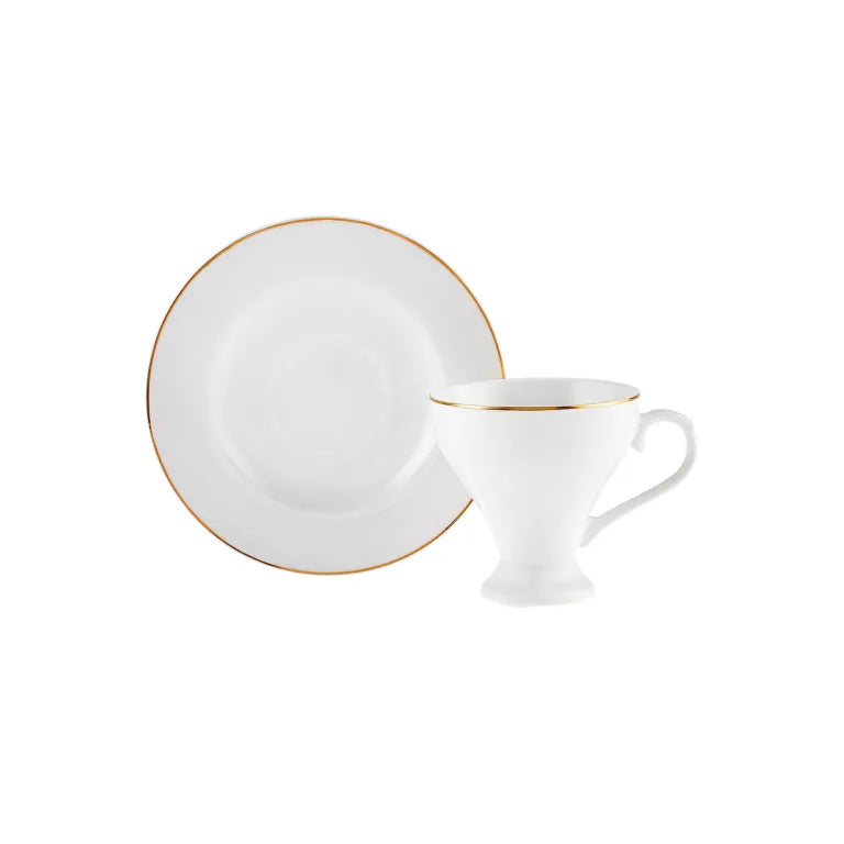 Karaca Biga 6-Piece 90ml Coffee Cup Set Karaca Biga 6-Piece 90ml Coffee Cup Set