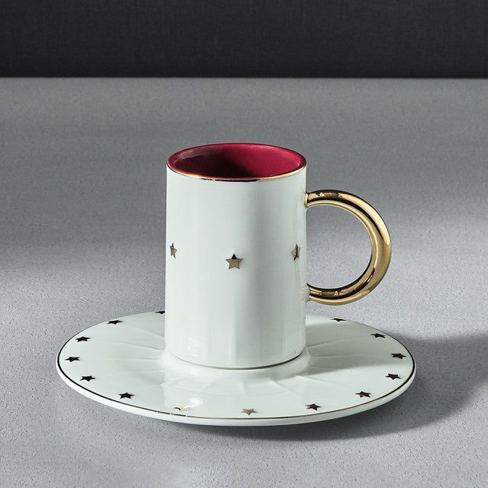 Karaca Cumhuriyet Espresso Set for 2, Elegant Design Karaca Cumhuriyet Espresso Set for 2, Elegant Design