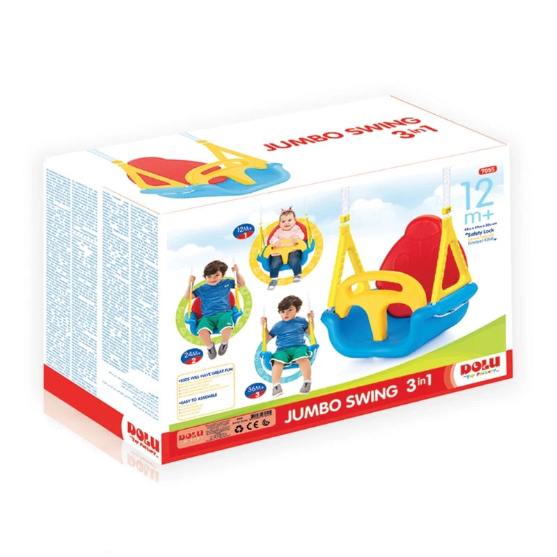 Dolu Jumbo 3-in-1 Baby & Toddler Swing