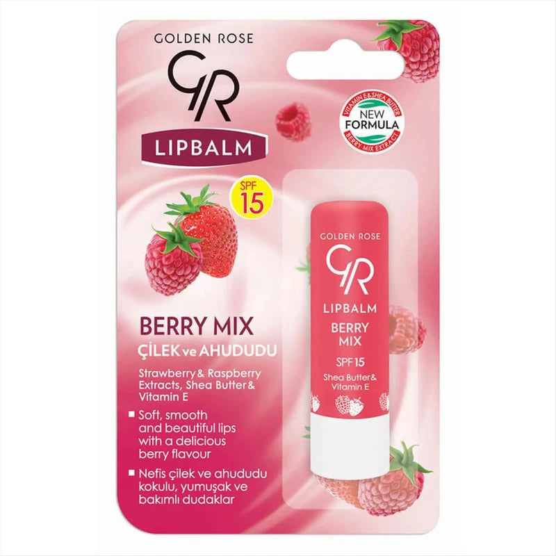 Golden Rose Lip Balm Berry Mix – Moisture & Softness Golden Rose Lip Balm Berry Mix – Moisture & Softness
