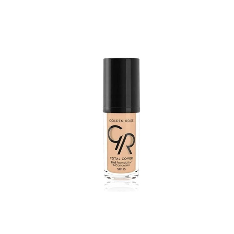 Golden Rose Total Cover 2in1 Foundation & Concealer No: 02 – Full Coverage