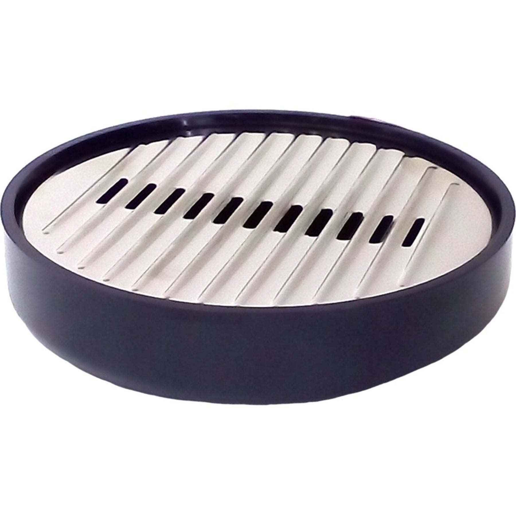 Primanova Lenox Soap Dish – Modern Plastic & Steel Design Primanova Lenox Soap Dish – Modern Plastic & Steel Design