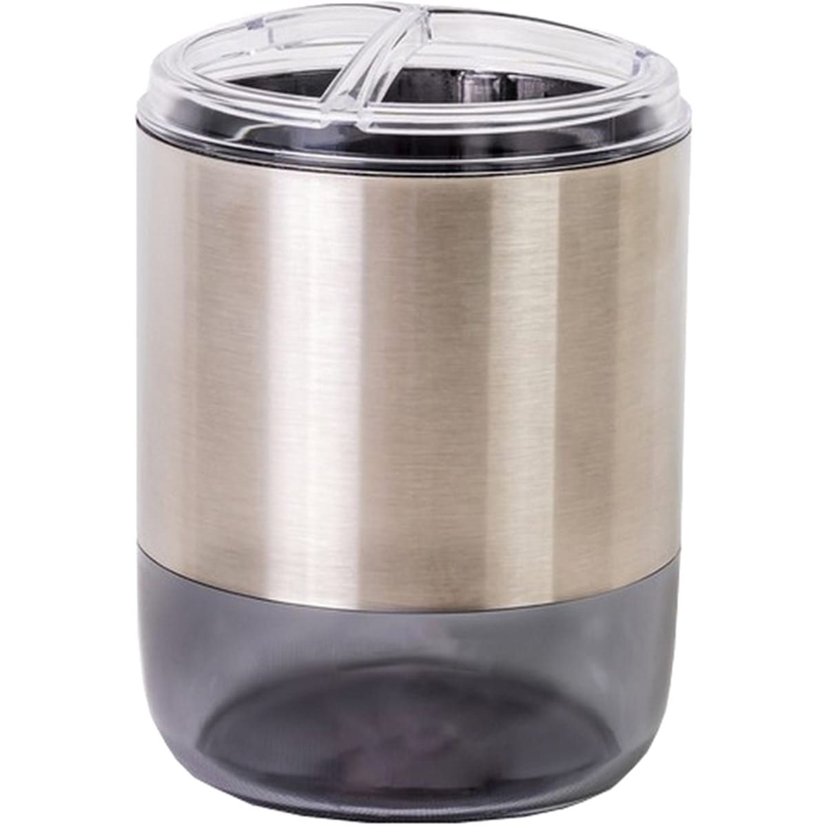 Primanova Lima Toothbrush Holder – Elegant Transparent Black Primanova Lima Toothbrush Holder – Elegant Transparent Black