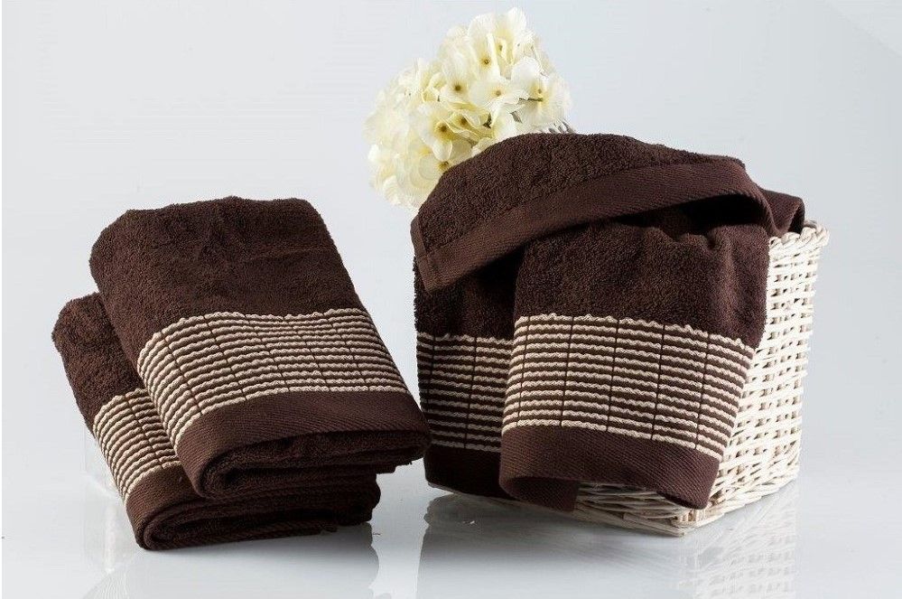 Primanova Barok Hand Towel – Brown 50×80 cm Soft & Absorbent Primanova Barok Hand Towel – Brown 50×80 cm Soft & Absorbent