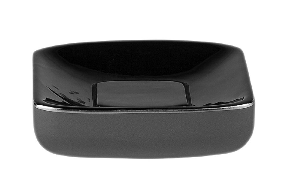 Primanova Yanki Soap Dish – Black Ceramic Primanova Yanki Soap Dish – Black Ceramic